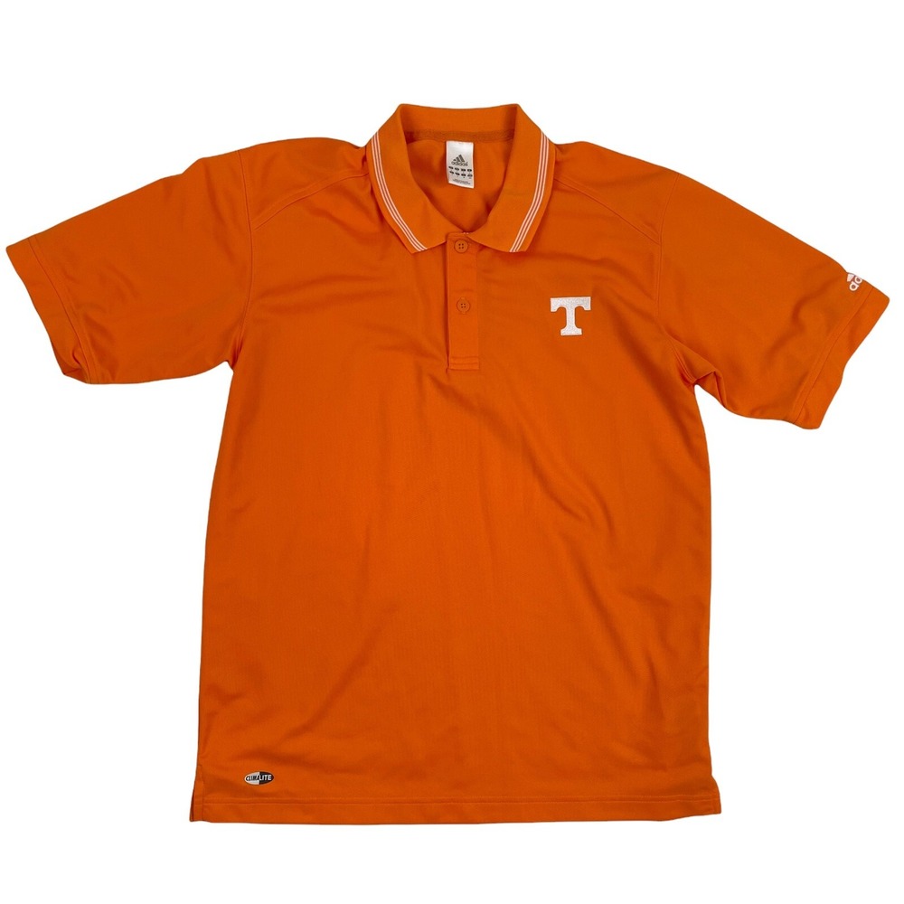 VTG Adidas Clima-Lite S/S Polo Shirt University of Tennessee Vols NCAA Sz Small